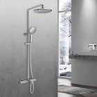 Душевая система Vincea Desire VSFS-1d=1TCH, термостат, тропический душ, душевой набор, хром - Фото 2