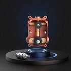 Душевая система Vincea VSFW-102TMB, встраиваемая, термостат, тропический душ, черный - Фото 3