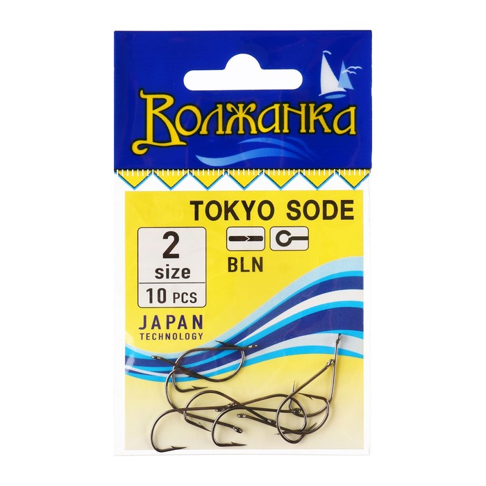 

Крючки "Волжанка" Tokyo Sode № 2, 10 шт