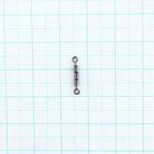 Вертлюг Волжанка Rolling Three Linking Swivels №12, тест 9 кг, 5 шт - фото 22781457