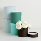 Набор шляпных коробок 5 в 1" Гармония", 20×20 - 14×14 см - Фото 1