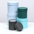 Набор шляпных коробок 5 в 1" Гармония", 20×20 - 14×14 см - Фото 2