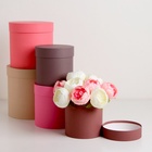 Набор шляпных подарочных коробок 5 в 1« Кофейный», 23×23 - 14×14 см - Фото 2