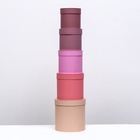 Набор шляпных подарочных коробок 5 в 1« Кофейный», 23×23 - 14×14 см - Фото 4