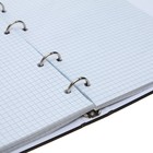 Тетрадь на кольцах Calligrata «Мрамор чёрный» A5, 120 листов, в клетку, обложка 7БЦ, блок офсет - Фото 7