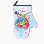 Варежка-прихватка «Зимняя прогулка» 20×28 см, 35% хл, 65% пэ, ватин 250 г/м² 9685944