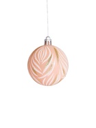 Ёлочные игрушки «Морозная росшивь», шары новогодние, d=5.5 см, набор 9 шт., штрихи, МИКС 9510351