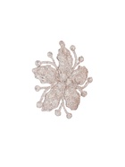 Ёлочные игрушки «Изыски праздника», новогодние, набор 13 шт., белый/золотистый - Фото 4