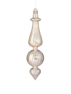 Ёлочные игрушки «Изыски праздника», новогодние, набор 13 шт., белый/золотистый - Фото 6