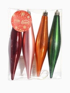 Ёлочные игрушка набор 4 шт. «Яркие сосульки» МИКС 9510365