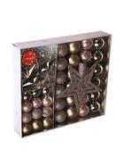 Ёлочные игрушки «Андромеда», новогодние, набор 45 шт., нежность, МИКС - Фото 20