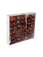 Ёлочные игрушки «Андромеда», новогодние, набор 45 шт., грация, МИКС 9510383