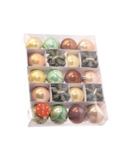 Ёлочные игрушки «Снежная феерия» нежность, набор 40 шт., d=6 см, снежинка 6 см, МИКС 9510385