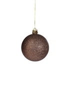 Ёлочные игрушки «Снежная феерия», набор 40 шт., d=6 см, снежинка 6 см, коричневый - фото 120932301