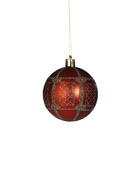 Ёлочные игрушки «Снежная феерия», набор 40 шт., d=6 см, снежинка 6 см, коричневый - фото 120932302