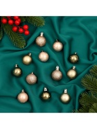 Ёлочные игрушки «Шедар», нежность, шары новогодние, d=3 см, набор 12 шт. - Фото 3