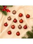 Ёлочные игрушки «Шедар» грация, шары новогодние, d=3 см, 12 шт. - Фото 4