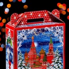 Подарочная новогодняя коробка «Кремль», для сладких подарков, 16.8?7?25 см (комплект 5 шт) - фото 53949819