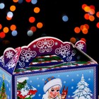 Подарочная коробка "Дед Мороз и Снегурочка" 20 x 12 x 19 см - Фото 5