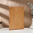Доска разделочная деревянная с отверстием Adelica, 30×20×2 см, покрыта маслом, цельная берёза - Фото 6