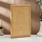 Доска разделочная деревянная с кровостоком Adelica, 30×20×2 см, покрыта маслом, цельная берёза - Фото 5