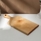 Доска разделочная с ручкой Adelica, 40×19×2.2 см, покрыта маслом, цельная берёза - Фото 3