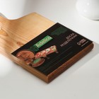 Доска разделочная деревянная с ручкой Adelica, 28×15×2.2 см, покрыта маслом, цельная берёза - Фото 4