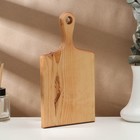 Доска разделочная деревянная с ручкой Adelica, 28×15×2.2 см, покрыта маслом, цельная берёза - Фото 5