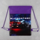 Мешок для обуви, Super speed, (нетканый материал) 41×30 см - Фото 4