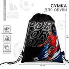 Мешок для обуви «Футбол - моя жизнь» (нетканый материал) 41×30 см - Фото 1