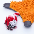Игрушка текстильная "Косматая утка" , 32 х 19 см, оранжевая - Фото 5
