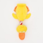 Игрушка текстильная "Утёнок" , 19 х 11,5 см, жёлтая - Фото 5