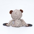 Игрушка текстильная с резиновыми кольцам "Медведь", 26 х 10 см - Фото 4