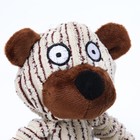 Игрушка текстильная с резиновыми кольцам "Медведь", 26 х 10 см - фото 7090629