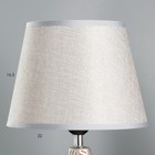 Настольная лампа "Афина" Е27 40Вт серебро 22х22х34см RISALUX - Фото 3