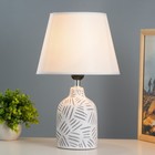 Настольная лампа "Афина" Е27 40Вт белый 22х22х34см RISALUX - фото 22518463