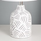 Настольная лампа "Афина" Е27 40Вт белый 22х22х34см RISALUX - фото 22518465