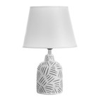 Настольная лампа "Афина" Е27 40Вт белый 22х22х34см RISALUX - фото 22518467