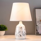 Настольная лампа "Пани" Е14 40Вт серебро 20х20х32см RISALUX - Фото 2