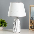 Настольная лампа "Донра" Е27 40Вт серый 22х22х35см - фото 3100109