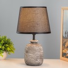 Настольная лампа «Тереза» Е14 40 Вт черный 20×20×33 см RISALUX - Фото 2