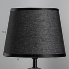 Настольная лампа «Тереза» Е14 40 Вт черный 20×20×33 см RISALUX - Фото 3