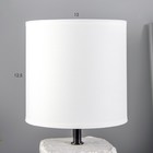 Настольная лампа "Камила" Е14 40Вт серый 15х15х30см RISALUX - Фото 5
