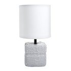 Настольная лампа "Камила" Е14 40Вт серый 15х15х30см RISALUX - Фото 7