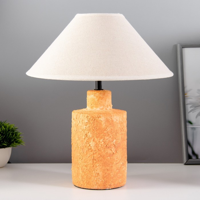 Настольная лампа "Келен" Е14 40Вт оранжевый 30х30х37см RISALUX - Фото 1
