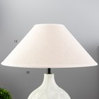 Настольная лампа "Мериса" Е14 40Вт мятный 30х30х37см RISALUX - Фото 5