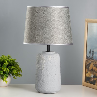 Настольная лампа «Рамина» Е14 40 Вт серый 22.5×22.5×37 см RISALUX