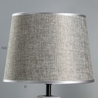Настольная лампа "Рамина" Е14 40Вт серый 22,5х22,5х37см RISALUX - Фото 3