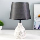 Настольная лампа "Адара" Е14 40Вт серый 20х20х33см - фото 3100330