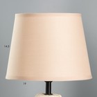 Настольная лампа "Аврелия" Е14 40Вт бежевый 20х20х33см RISALUX - Фото 3